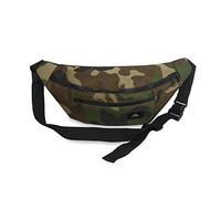 WolFum Sport Waist Pack Running Belt with Water Bottle Holder Bum Bag Lightweight Travel Jogging Fanny Pack for Women Men Outdoor Camping Hiking Bag Sling Chest Bag Waterproof Nylon Camo Double The