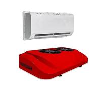 WolFum The Top Of The 12v Air Conditioner Is Installed with An Integrated RV Air Conditioner, Which Is Light and Portable, Easy To Install, and Keeps The Appearance Of Your RV Unaffected
