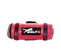 Wolfx Power Cloth/Sand FILLED Bag Boxing MMA Training Fitness 5-60kg (8 Handles) (Red, Unfilled)