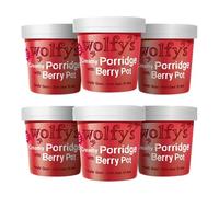 Wolfy's Creamy Porridge with Berry Pot, 6 x 100g