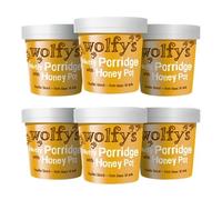 Wolfy's Nutty Porridge with Honey Pot, 6 x 90g