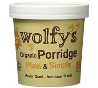Wolfy's Organic Plain and Simple Porridge, 60 g, Pack of 6