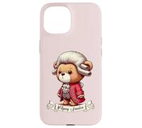 Wolgang Amadeus Mozart Shirt Cute Teddy Bear Classical Music Case for iPhone 15