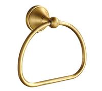 WOLIBEER Brass Towel Ring,Antique Hand Towel Holder Hanger,Round Towel Holder for Bathroom Wall Mounted Retro Kitchen Accessories