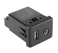 WOLIIEXZ AUX audio module Compatible With Opel For Vauxhall 13599456 Car Audio Auxiliary AUX Jack Charging Port Module Socket