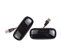 WOLIIEXZ Car Turn Side Light Compatible With A3 S3 8L 2000 2001 2002 2003 A8 D2 1999 2000 2001 2002 Side Marker Indicator Lamp Turn Signal Light Corner Lights(Dynamic Smoked)