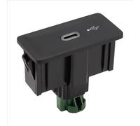 WOLIIEXZ USB AUX Interface Adapter Compatible With VW For Passat For Santana 2015 2016 2017 2018 2019 2020 2021 2022 2023 2024 Type-C USB Input Replacement 5G0 035 222 E