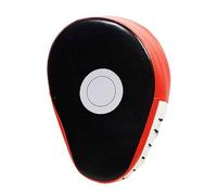 Wolike 1 Pc Boxing Focus Pad, Punching Target Mitts for Hook & Jab Strike and MMA UFC Training, Ergonomic Fit Hand,High Elasticity EVA, Non-toxic (Black and Red)