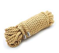 Wolike Natural Hemp Ropes 6mm Thickness and Strong Jute Cord, Camping Rope, Garden, Boating, Pets, Multi Purpose Utility Sisal Twine Ropes（10m/32ft）