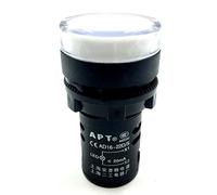Woljay Indicator Light White 22mm LED Pilot Panel AC 220V 20mA Indicator Signal Lamp 2 Pack