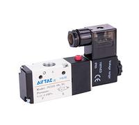 Woljay Pneumatic Solenoid Air Valve 3V210-08 AC 24V PT 1/4" 2 Position 3 Way Normally Closed