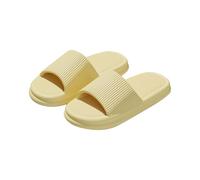 Wolkschuhe Women's Flip Flops Women's Bath Slippers & Moccasins House Slippers Summer Shoes Flip Flops Soft Leisure Beach Shoes Orthopaedic Sandals, yellow, 38 EU
