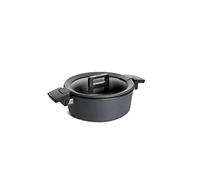 Woll Concept Plus Inductive Casserole with Lid, Diameter 24 cm, 9 cm High, 3.8 L, Suitable for All Types of Cookers, Aluminium, Oven-Safe up to 250°, Anthracite