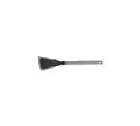 Woll Cook-It Spatula with Thin Flexible Silicone Lip, 7 cm Wide, 31.5 cm Long, Grey, Heat Resistant up to 220°, Dishwasher Safe