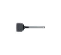 Woll Cook-It Wok Turner with Thin and Flexible Silicone Lip, 11 cm Wide, 32.5 cm Long, Grey, Heat Resistant up to 220°, Dishwasher Safe