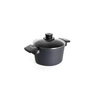 Woll Diamond Lite Pot with Glass Lid in Box, Diameter 20 cm, Height 11.5 cm, 3.0 litres, with 2 Side Handles, Suitable for Ceramic, Gas, Electric, Halogen - Not Suitable for Induction Cookers, Cast
