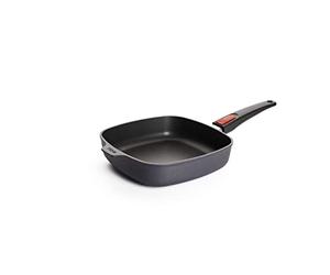 Woll Diamond Lite Square Pan, 24 x 24 cm, 5.5 cm High, with Removable Handle, Suitable for Ceramic, Gas, Electric, Halogen - Not Suitable for Induction Cookers, Cast Aluminium, Non-Stick Coating,