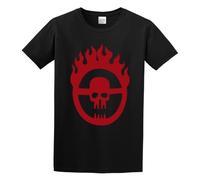 WOLL DOER Game Mad Max War Boy Skull Logo Black XXL