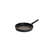 Woll Eco Lite QXR Flat Pan - Inductive - Diameter 28 cm, 5 cm High, with Removable Handle - Suitable for All Types of Cookers, PFAS-Free, 100% Recycled Aluminium, Oven-Safe, Black