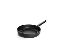 Woll Eco Lite QXR Inductive Frying Pan - 28 cm, 7 cm High, Removable Handle, PFAS-Free, 100% Recycled Aluminium, Oven-Safe, Black
