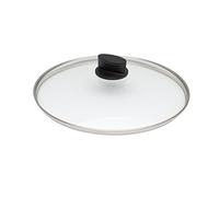 Woll Eco Lite Round Safety Glass Lid, Diameter 20 cm, Clear