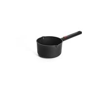 Woll Eco Logic QXR Inductive Saucepan Diameter 18 cm, 10 cm High, 2.0 litres, with Removable Handle, Suitable for All Hobs, PFAS-Free, Non-Stick Coating, Cast Aluminium, Oven-Safe, Black