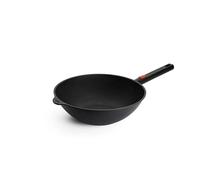 Woll Eco Logic QXR Wok and Stirring Pan Inductive Diameter 30 cm Height 10 cm with Removable Handle Suitable for All Hob Types PFAS-Free Non-Stick Coating Cast Aluminium Oven-Safe