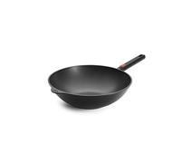 Woll Eco Logic QXR Wok and Stirring Pan Inductive Diameter 32 cm Height 10 cm with Removable Handle Suitable for All Hob Types PFAS-Free Non-Stick Coating Cast Aluminium
