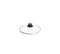 Woll Glass Lid with Permanent Steam Vent and Metal Rim, 24cm