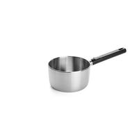 Woll Logic Steel Inductive Saucepan Diameter 18 cm Height 10 cm with Removable Handle Suitable for All Hobs PFAS-Free