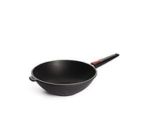 Woll Nowo IL 11030 Titanium Wok / Saucepan 30 cm Diameter 10 cm Deep with Removable Handle Suitable for Induction Cookers