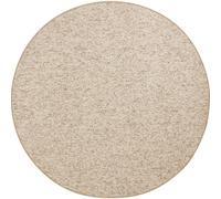Wolly Tufted Wool-Look Beige Rug - Ø 133 cm