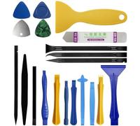 WOLMIK 20 Piece Mobile Phone Repair Opening Tool Set, 0.1 mm Curved LCD Screen Pry Tool, Metal, Durable Plastic, Antistatic, Opening Tool for Mobile Phone, Electronics Repair