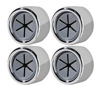 WOLMIK 4Pcs Self-Adhesive Tea Towel Holders, Round Tea Towel Hooks, Push in Suction Kitchen Holders, Wall Mount Hook Tea Towel Hanger for Bathroom, Kitchen and Home, No Drilling Required