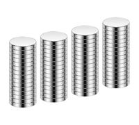 WOLMIK 60 Pcs Round Strong Magnets 8mm X 1mm, Mini Extra Strong Magnet, Neodymium Magnets for Whiteboards, Fridge, Crafts, Notice Board, Picture Magnet, Home and Office