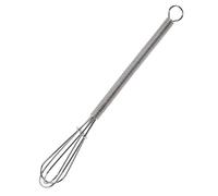 WOLMIK Mini Whisk, Silver, 15.5 cm Manual Whisk, Stainless Steel, Stir Dough, Beat Protein, Butter Stirring, Whipping Cream