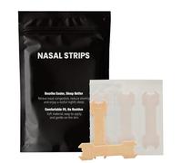 WOLMIK Nasal Strips 30 Pieces Nose Strips for Breathing, Relieve a Blocked Nose Due to Colds, Allergies, Snore Strips for Sports and Sleep, Nose Strips Anti Snore Drug-Free (66mm*19mm)