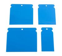 WOLMIK Putty Knives - 4 PCS Plastic Filler Applicator Kit, Multipurpose Filling and Scraping Knife Set for Smoothing Surfaces, Filling, Skimming and Gently Scraping Surfaces - Size 47, 71, 95, 115MM