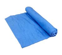 WOLMIK Swim Chamois Towel, PVA Imitation Chamois Absorbent Dry Towel, Quick Dry Towels for Gym, Swimming, Camping, Diving, Triathlon, Etc (Blue,12.6 x 17 Inch)