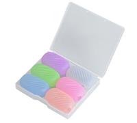 WOLMIK Toothbrush Head Covers - 6 PCS Portable Travel Toothbrush Caps with Box, Silicone Toothbrush Head Covers Caps, Electric Toothbrush Protective Case for Outdoor, Bathroom, Business Trip, Camping