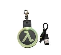 Wolostore 3D Effect Acrylic LED Keyring Light with Carabiner Clasp Colour Change Original Gift, Half-life, M