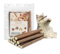 WoLover Natural Silvervine Sticks for Cats Catnip Sticks Matatabi Chew Sticks Teeth Molar Chew Toys for Cat Kitten Kitty