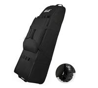 Wolt | Golf Travel Bag with Wheels, Heavy Duty Oxford Wear-Resistant, Soft-Sided Golf Travel Case for Airlines Protects Golf Clubs (Black)