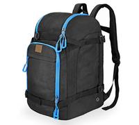 WOLT Ski Boot Bag Backpack - 50L Snowboard Boot Bag for Air Travel for Snow Boots, Ski Helmet, Gloves, Goggles, Skiing Gear