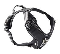 Wolters Active Pro Dog Harness Black/Silver, Lightweight, Breathable, Safe