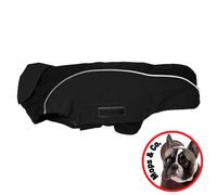 Wolters Easy Rain Rain Jacket Black For Pugs And Bulldogs, Waterproof