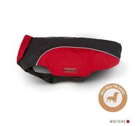 Wolters Easy Rain Rain Jacket Black/Red For Dachshunds And Slim Dogs