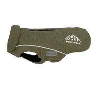 Wolters Fleece Jacket Dogz-Wear For Dogs, Olive, Waterproof, Warm, PFC-Free