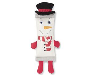 Wolters Funny Dummy Snowman White Dog Toy 31X13.5Cm, Christmas
