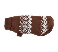 Wolters Norwegian Sweater For Dogs Brown/White, Warming & Cozy